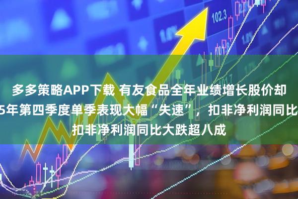 多多策略APP下载 有友食品全年业绩增长股价却大跌：2025年第四季度单季表现大幅“失速”，扣非净利润同比大跌超八成