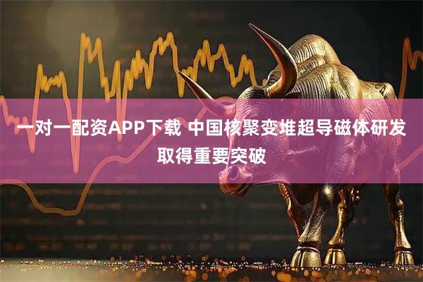 一对一配资APP下载 中国核聚变堆超导磁体研发取得重要突破